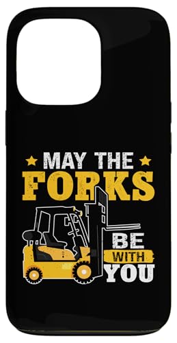 Gabelstaplerfahrer: Mögen die Gabeln bei Ihnen sein Hülle für iPhone 13 Pro von Forklift Truck Designs For Forklift Operators