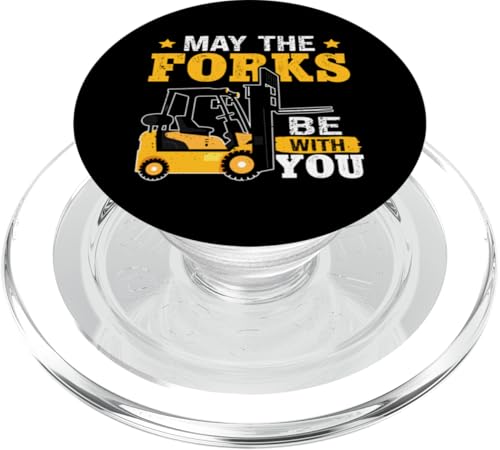 Gabelstaplerfahrer: Mögen die Gabeln bei Ihnen sein PopSockets PopGrip für MagSafe Gabelstaplerfahrer: Mögen die Gabeln bei Ihnen sein PopSockets PopGrip für MagSafe von Forklift Truck Designs For Forklift Operators