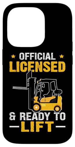 Gabelstaplerfahrer: Offiziell lizenziert und bereit zum Heben Hülle für iPhone 14 Pro Gabelstaplerfahrer: Offiziell lizenziert und bereit zum Heben Hülle für iPhone 14 Pro von Forklift Truck Designs For Forklift Operators