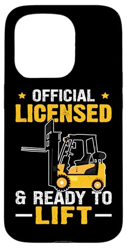 Gabelstaplerfahrer: Offiziell lizenziert und bereit zum Heben Hülle für iPhone 15 Pro Gabelstaplerfahrer: Offiziell lizenziert und bereit zum Heben Hülle für iPhone 15 Pro von Forklift Truck Designs For Forklift Operators