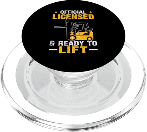 Gabelstaplerfahrer: Offiziell lizenziert und bereit zum Heben PopSockets PopGrip für MagSafe Gabelstaplerfahrer: Offiziell lizenziert und bereit zum Heben PopSockets PopGrip für MagSafe von Forklift Truck Designs For Forklift Operators