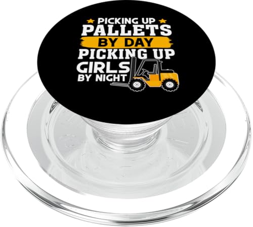 Gabelstaplerfahrer: Paletten pro Tag abholen PopSockets PopGrip für MagSafe Gabelstaplerfahrer: Paletten pro Tag abholen PopSockets PopGrip für MagSafe von Forklift Truck Designs For Forklift Operators