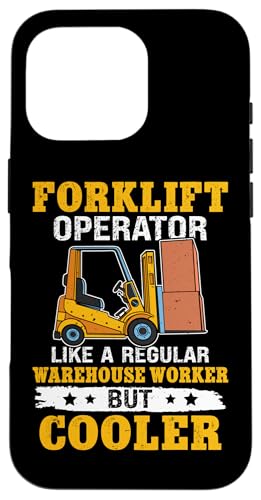 Gabelstaplerfahrer: Wie ein normaler Lagerarbeiter, aber kühler Hülle für iPhone 16 Pro Gabelstaplerfahrer: Wie ein normaler Lagerarbeiter, aber kühler Hülle für iPhone 16 Pro von Forklift Truck Designs For Forklift Operators