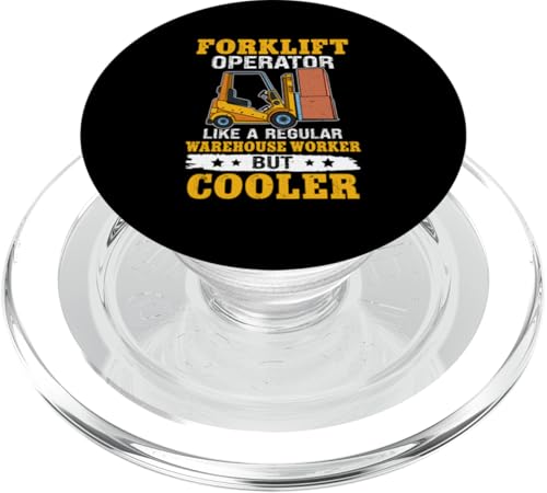 Gabelstaplerfahrer: Wie ein normaler Lagerarbeiter, aber kühler PopSockets PopGrip für MagSafe Gabelstaplerfahrer: Wie ein normaler Lagerarbeiter, aber kühler PopSockets PopGrip für MagSafe von Forklift Truck Designs For Forklift Operators