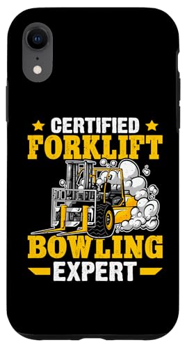 Gabelstaplerfahrer: Zertifizierter Gabelstaplerbowling-Experte Hülle für iPhone XR Gabelstaplerfahrer: Zertifizierter Gabelstaplerbowling-Experte Hülle für iPhone XR von Forklift Truck Designs For Forklift Operators