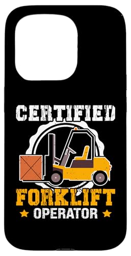 Gabelstaplerfahrer: Zertifizierter Gabelstaplerfahrer Hülle für iPhone 15 Pro Gabelstaplerfahrer: Zertifizierter Gabelstaplerfahrer Hülle für iPhone 15 Pro von Forklift Truck Designs For Forklift Operators