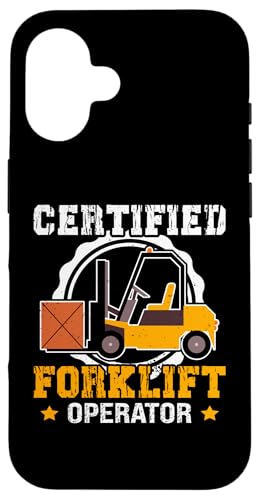 Gabelstaplerfahrer: Zertifizierter Gabelstaplerfahrer Hülle für iPhone 16 Gabelstaplerfahrer: Zertifizierter Gabelstaplerfahrer Hülle für iPhone 16 von Forklift Truck Designs For Forklift Operators
