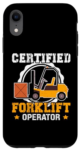 Gabelstaplerfahrer: Zertifizierter Gabelstaplerfahrer Hülle für iPhone XR Gabelstaplerfahrer: Zertifizierter Gabelstaplerfahrer Hülle für iPhone XR von Forklift Truck Designs For Forklift Operators