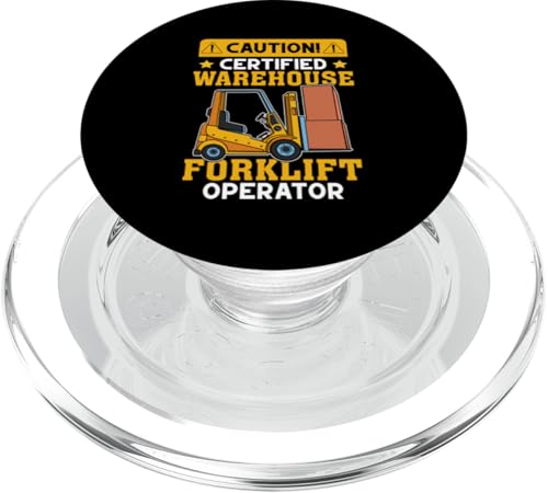 Gabelstaplerfahrer: Zertifizierter Lagergabelstaplerfahrer PopSockets PopGrip für MagSafe Gabelstaplerfahrer: Zertifizierter Lagergabelstaplerfahrer PopSockets PopGrip für MagSafe von Forklift Truck Designs For Forklift Operators