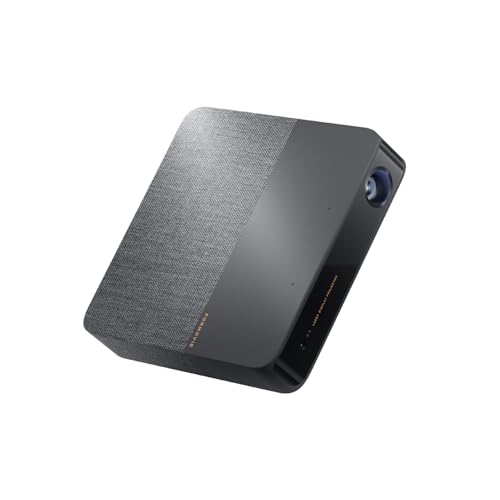 Formovie S5 Mini Beamer, ALPD Laser Projektor, Klein Tragbar für Draußen, Type-C für Powerbank, Smart 1080P, 500 ISO-Lumen, HDR10, 4K-Unterstützt, Dolby Audio, Heimkino [Nur Chin. Eng. unterstützt] von Formovie
