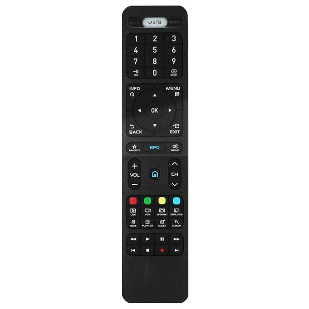 Formuler Universal Fernbedienung für Formuler TV IP Player Z7+ 5G Z8 ZX 5G S Turbo und mehr Schwarz von Formuler