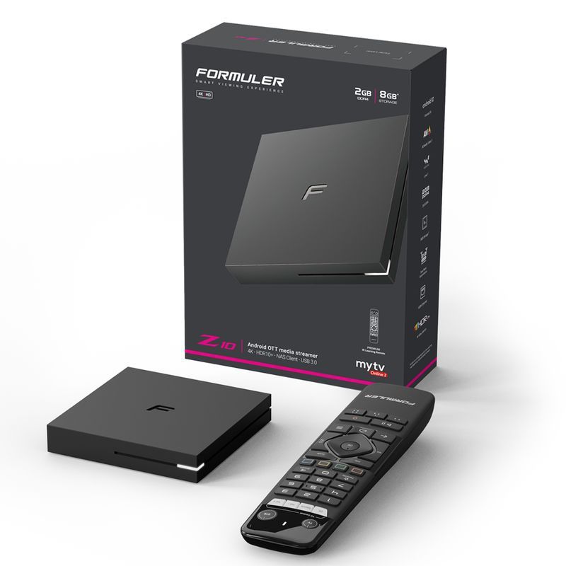 Formuler Z10 4K Android 10 OTT Medien-Streamer 2 GB RAM 8 GB Flash, Dual Wlan von Formuler