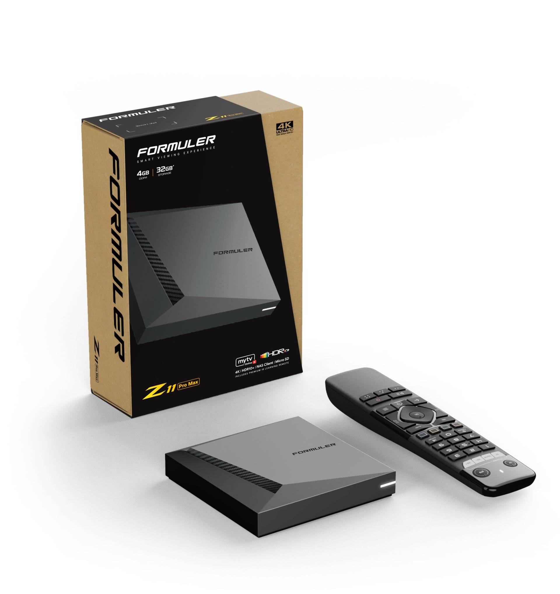 Formuler Z11 PROMAX 4K Android 11 OTT Medien-Streamer 4GB RAM 32GB Flash, Wlan von Formuler