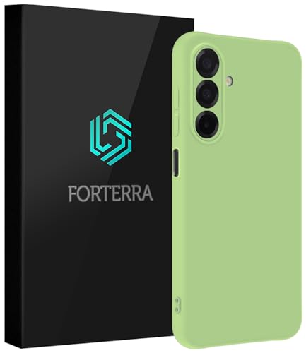 Forterra Hülle für Samsung A26 Silikon Hülle Backcover Case Schlankes Design - Grün von Forterra