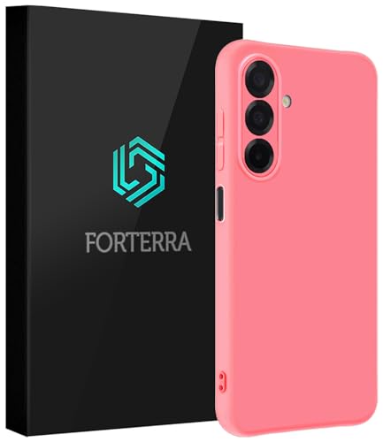 Forterra Hülle für Samsung A26 Silikon Hülle Backcover Case Schlankes Design - Hellrosa von Forterra