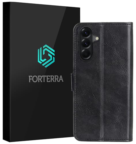Forterra Hülle für Samsung A56 Bookcase mit Kartenfach und Geldbörse - Schwarz Forterra Hülle für Samsung A56 Bookcase mit Kartenfach und Geldbörse - Schwarz von Forterra