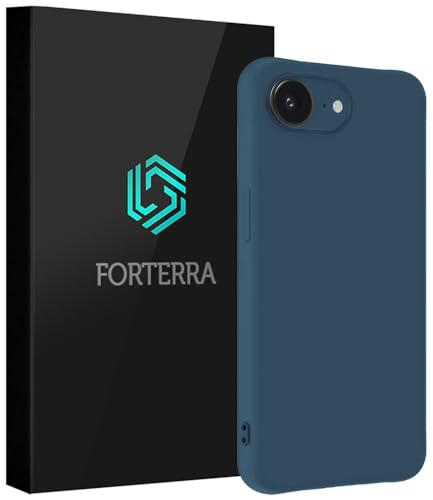 Forterra Hülle für iPhone 16e Silikon Hülle Backcover Case Schlankes Design - Dunkelblau Forterra Hülle für iPhone 16e Silikon Hülle Backcover Case Schlankes Design - Dunkelblau von Forterra