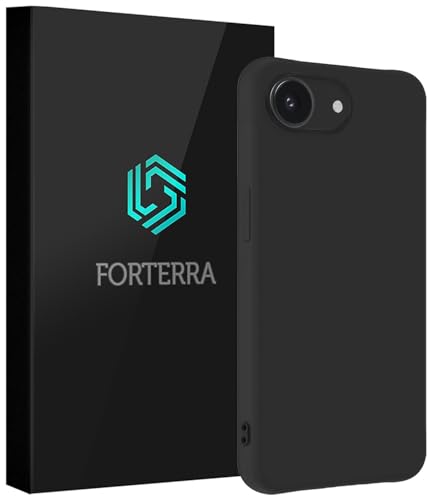 Forterra Hülle für iPhone 16e Silikon Hülle Backcover Case Schlankes Design - Schwarz Forterra Hülle für iPhone 16e Silikon Hülle Backcover Case Schlankes Design - Schwarz von Forterra