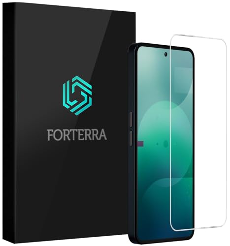 Forterra Panzerglas für Nothing Phone 3a Pro Gehärtetes Glas 9H Schutzfolie Case Friendly Ultra-klar von Forterra