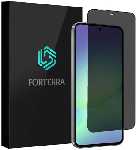 Forterra Panzerglas für Samsung A56 Gehärtetes Glas 9H Anti-Spähen Privacy Schutzfolie Case Friendly Ultra-klar Forterra Panzerglas für Samsung A56 Gehärtetes Glas 9H Anti-Spähen Privacy Schutzfolie Case Friendly Ultra-klar von Forterra