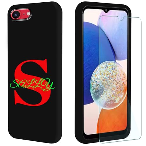 FortiCase Personalisierte Handyhülle + Displayschutzfolie für iPhone SE 2022,Schwarz Silikon Hülle,mit Name/Name Text Personalisiert Case,für iPhone SE 2022 Schutzhülle -SYZG FortiCase Personalisierte Handyhülle + Displayschutzfolie für iPhone SE 2022,Schwarz Silikon Hülle,mit Name/Name Text Personalisiert Case,für iPhone SE 2022 Schutzhülle -SYZG von FortiCase