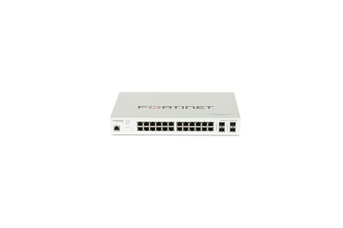 FORTINET Fortiswitch-224E-Poe L2/L3 Poe+ Switch 24X GE RJ45 Ports inkl. 12X POE+ Ports, 4X GE SFP Slots, Fortigate Switch Controller kompatibel von Fortinet