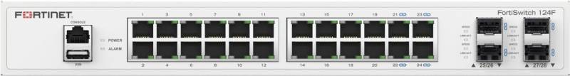 Fortinet FS-124F Netzwerk-Switch L2 Gigabit Ethernet (10/100/1000) 1U Weiß (FS-124F) von Fortinet