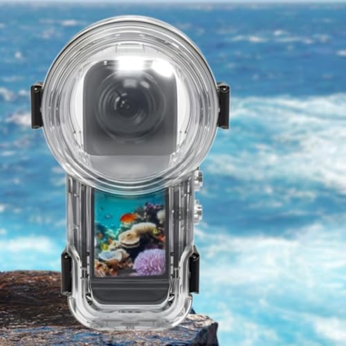Wasserdichte magnetische Schnellverschluss-Tauchhülle für Insta 360 X5, PMMA-Objektiv mit 95% Durchlässigkeit, PC + PMMA wasserdichtes Gehäuse für Insta 360 X5 Wasserdichte magnetische Schnellverschluss-Tauchhülle für Insta 360 X5, PMMA-Objektiv mit 95% Durchlässigkeit, PC + PMMA wasserdichtes Gehäuse für Insta 360 X5 von FortunateSweet