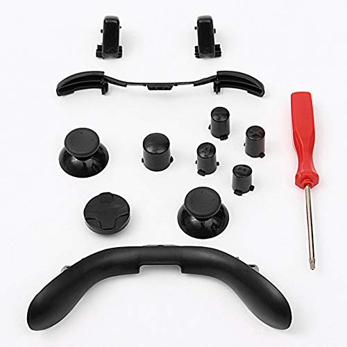 1 Set LB RB LT RT ABXY Bumper Trigger Thumbsticks D Pad Bullet Buttons Full Buttons Mod Kit für Xbox 360 Controller schwarz von Fortune Cats