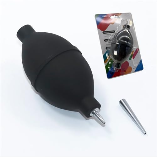 FortuneGlobe Blasebalg 1 Stück (schwarz), Kaffeemühle aus weichem Gummi, Reinigung, Blasebalg Kamera, Luftfilter, Reinigungswerkzeug, Gebläse, Gebläse, gemahlener Kaffee von FortuneGlobe