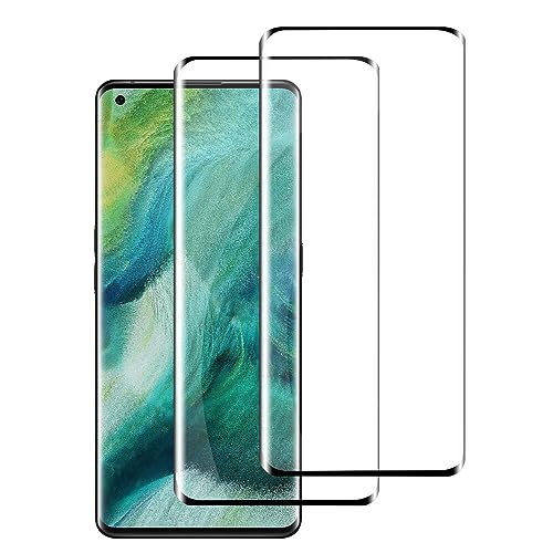 [ 2 Stück] Schutzfolie für Panzerglas für OPPO Find X2 Pro, 9H Panzerglasfolie, Anti-Kratzen Glasfolie, Frei von Kratzern, HD Displayschutzfolie für OPPO Find X2 Pro von Foryo