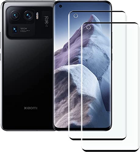 [2 Stück] Schutzfolie für Panzerglas für Xiaomi Mi 11 Ultra, 9H Panzerglasfolie, Anti-Kratzen Glasfolie, Frei von Kratzern, HD Displayschutzfolie für Xiaomi Mi 11 Ultra- Transparent von Foryo
