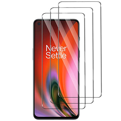 [3 Stück] Schutzfolie für Panzerglas für OnePlus Nord 2 5G, 9H Panzerglasfolie, Anti-Kratzen Glasfolie, Frei von Kratzern, HD Displayschutzfolie für OnePlus Nord 2 5G von Foryo