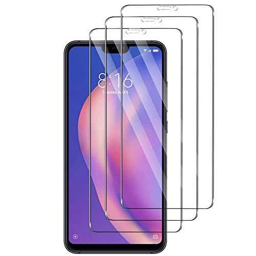 [3 Stück] Schutzfolie für Panzerglas für Xiaomi Mi 8 Lite, 9H Panzerglasfolie, Anti-Kratzen Glasfolie, Frei von Kratzern, HD Displayschutzfolie für Xiaomi Mi 8 Lite- Transparent von Foryo