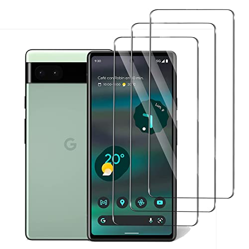 [ 3 Stück] Schutzfolie für Panzerglas fürGoogle Pixel 6a, 9H Panzerglasfolie, Anti-Kratzen Glasfolie, Frei von Kratzern, HD Displayschutzfolie für Google Pixel 6a von Foryo