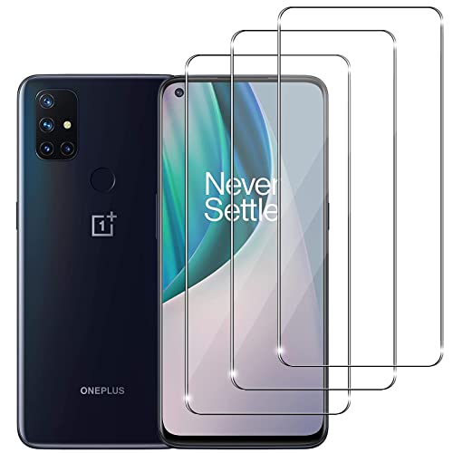 [ 3 Stück] Schutzfolie für Panzerglas fürOnePlus N10 5G, 9H Panzerglasfolie, Anti-Kratzen Glasfolie, Frei von Kratzern, HD Displayschutzfolie für OnePlus N10 5G von Foryo