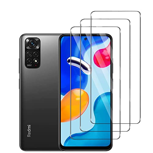 [ 3 Stück] Schutzfolie für Panzerglas fürXiaomi Redmi Note 11s, 9H Panzerglasfolie, Anti-Kratzen Glasfolie, Frei von Kratzern, HD Displayschutzfolie für Xiaomi Redmi Note 11s von Foryo