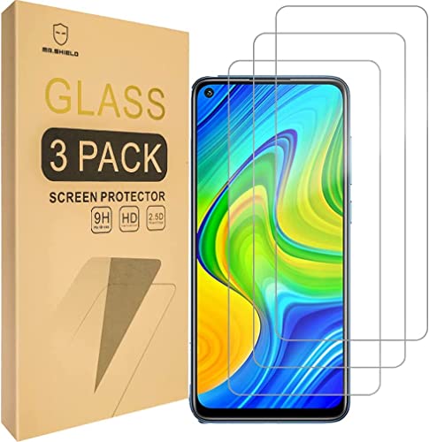 [3 Stück] Schutzfolie für Panzerglas fürXiaomi Redmi Note 9s, 9H Panzerglasfolie, Anti-Kratzen Glasfolie, Frei von Kratzern, HD Displayschutzfolie fürXiaomi Redmi Note 9s von Foryo