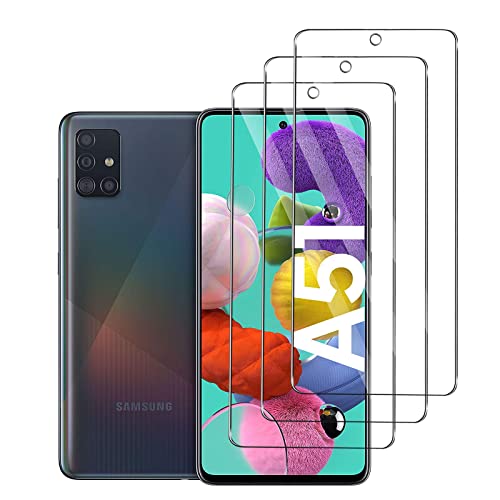3 Stück Schutzfolie für Samsung Galaxy A51, HD Displayschutzfolie, Volle Abdeckung, 9H Härte, Anti-Kratzen, Anti-Bläschen 3 Stück Schutzfolie für Samsung Galaxy A51, HD Displayschutzfolie, Volle Abdeckung, 9H Härte, Anti-Kratzen, Anti-Bläschen von Foryo