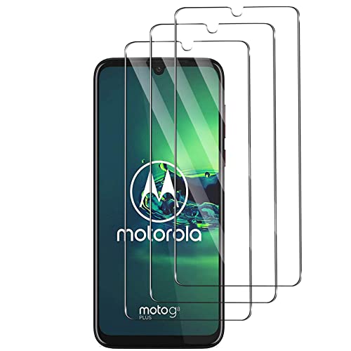[ 3 Stück] temperglas schutzfolie kompatible mitMotorola Moto G8 Plus 9H Härte Panzerglasfolie, 2.5D Runde Kante, Hohe Empfindlichkeit, Anti-Fall, Wasserdicht, 0.33mm Ultra Klar Displayschutzfolie von Foryo