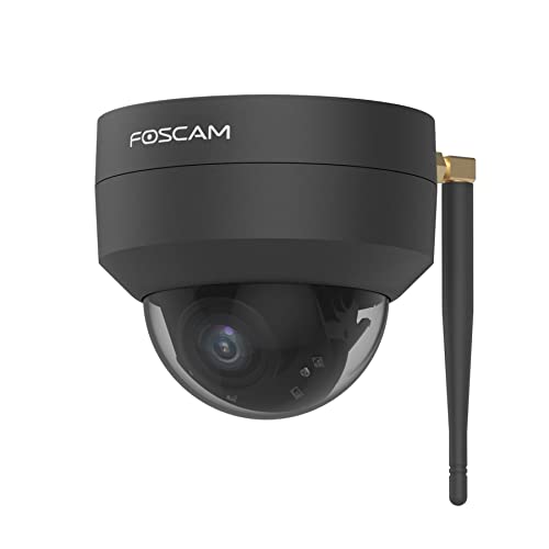 Foscam D4Z WLAN Überwachungskamera Schwarz 4MP (2304x1536), Dual-Band WLAN, PTZ, Smarte Erkennung von Foscam