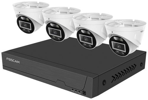Foscam FN9108E-T4-2T LAN IP-Überwachungskamera-Set 8-Kanal mit 4 Kameras 3072 x 1728 Pixel Foscam FN9108E-T4-2T LAN IP-Überwachungskamera-Set 8-Kanal mit 4 Kameras 3072 x 1728 Pixel von Foscam
