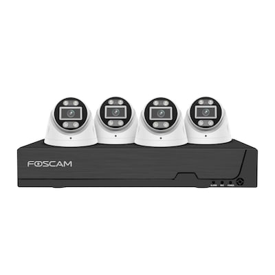 Foscam FN9108E-T4-2T Überwachungsset mit 4 Überwachungskameras weiß Foscam FN9108E-T4-2T Überwachungsset mit 4 Überwachungskameras weiß von Foscam