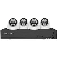 Foscam FNA108E-T4-2T Überwachungsset mit 4 Überwachungskameras weiß von Foscam