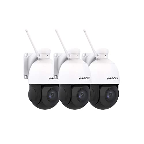 Foscam SD2X - Kamera IP WLAN Dome motorisiert PTZ 2MP mit 18 facher optischer Zoom - Intelligente Bewegungserkennung weiß von Foscam