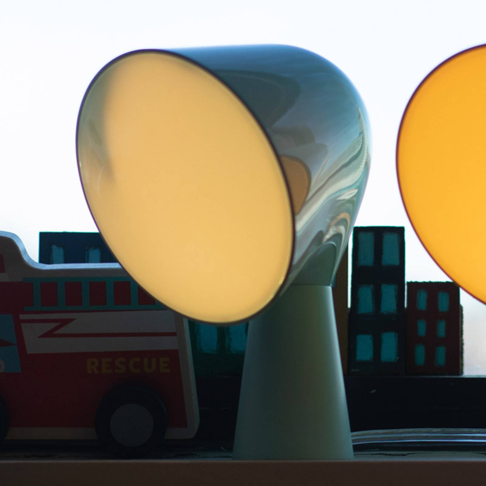 Foscarini Binic Designer-Tischleuchte, aquamarin von Foscarini