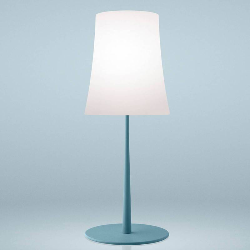 Foscarini Birdie Easy Grande Tischlampe hellblau von Foscarini