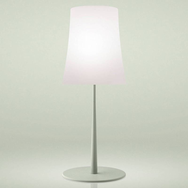 Foscarini Birdie Easy Grande Tischlampe salbeigrün von Foscarini
