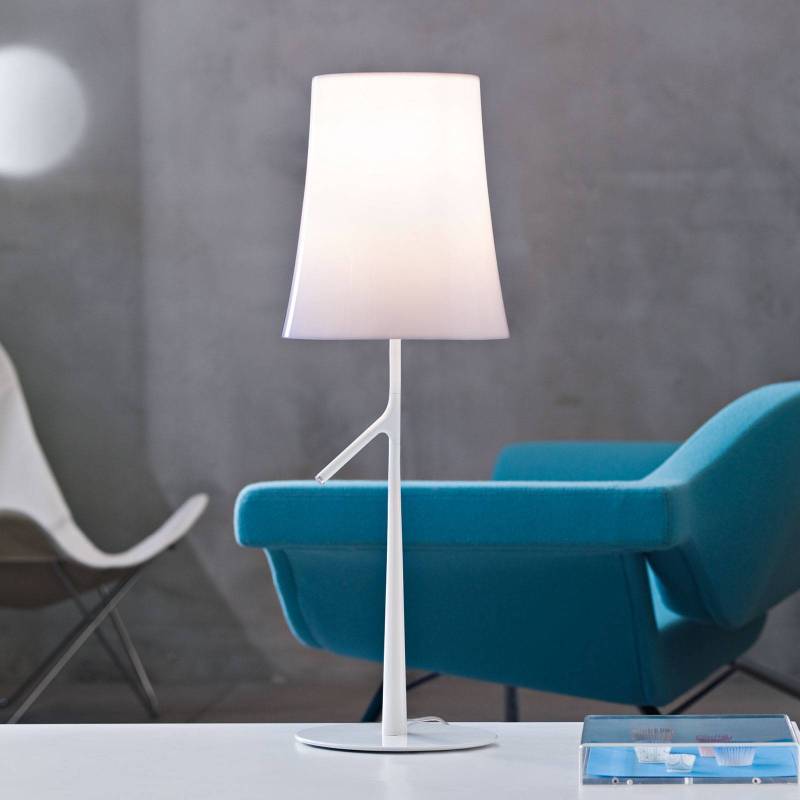 Foscarini Birdie piccola LED-Tischleuchte weiß dim von Foscarini