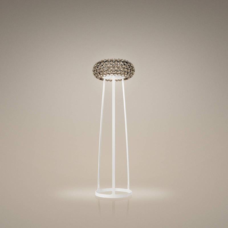 Foscarini Caboche Plus MyLight LED-Stehleuchte 154 cm rauch von Foscarini